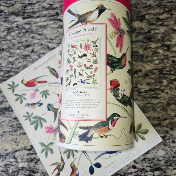 Cavallini Hummingbird Puzzle 1000 Pieces - Picture 3 of 3